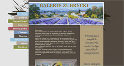 Desktop Screenshot of galerieszubrycki.com